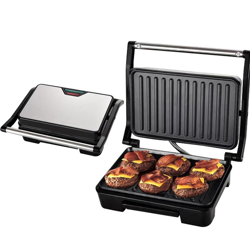 Home Cooking Menu - 多機能ステーキサンドイッチメーカー、英語メニュー付き、家庭用キッチン調理器具、朝食にも対応