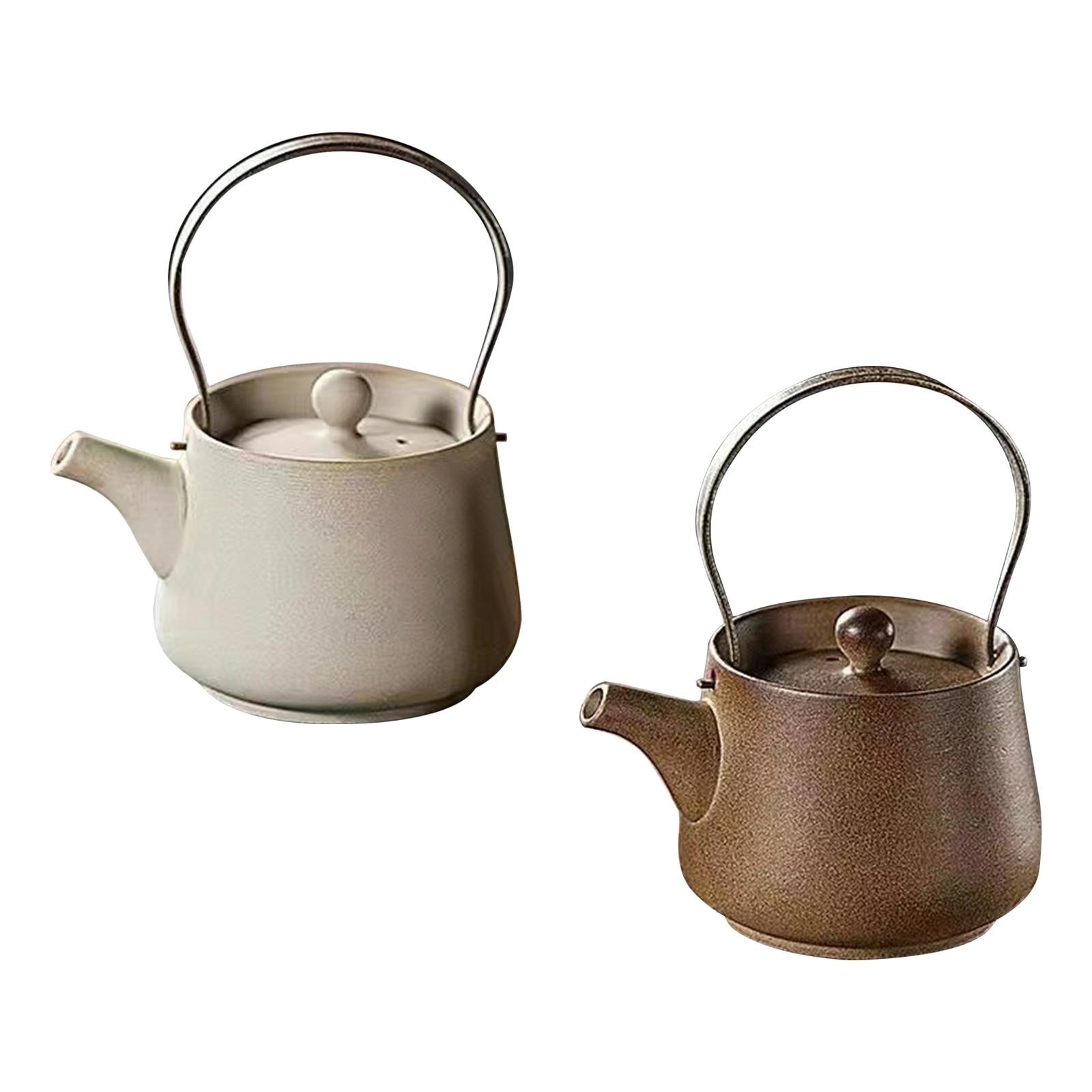 Home Cooking Appliances - 200 ミリリットルセラミックティーポット農家茶注入器ティーメーカーケトル沸騰熱水キャンプ屋外ホームピクニックキッチン