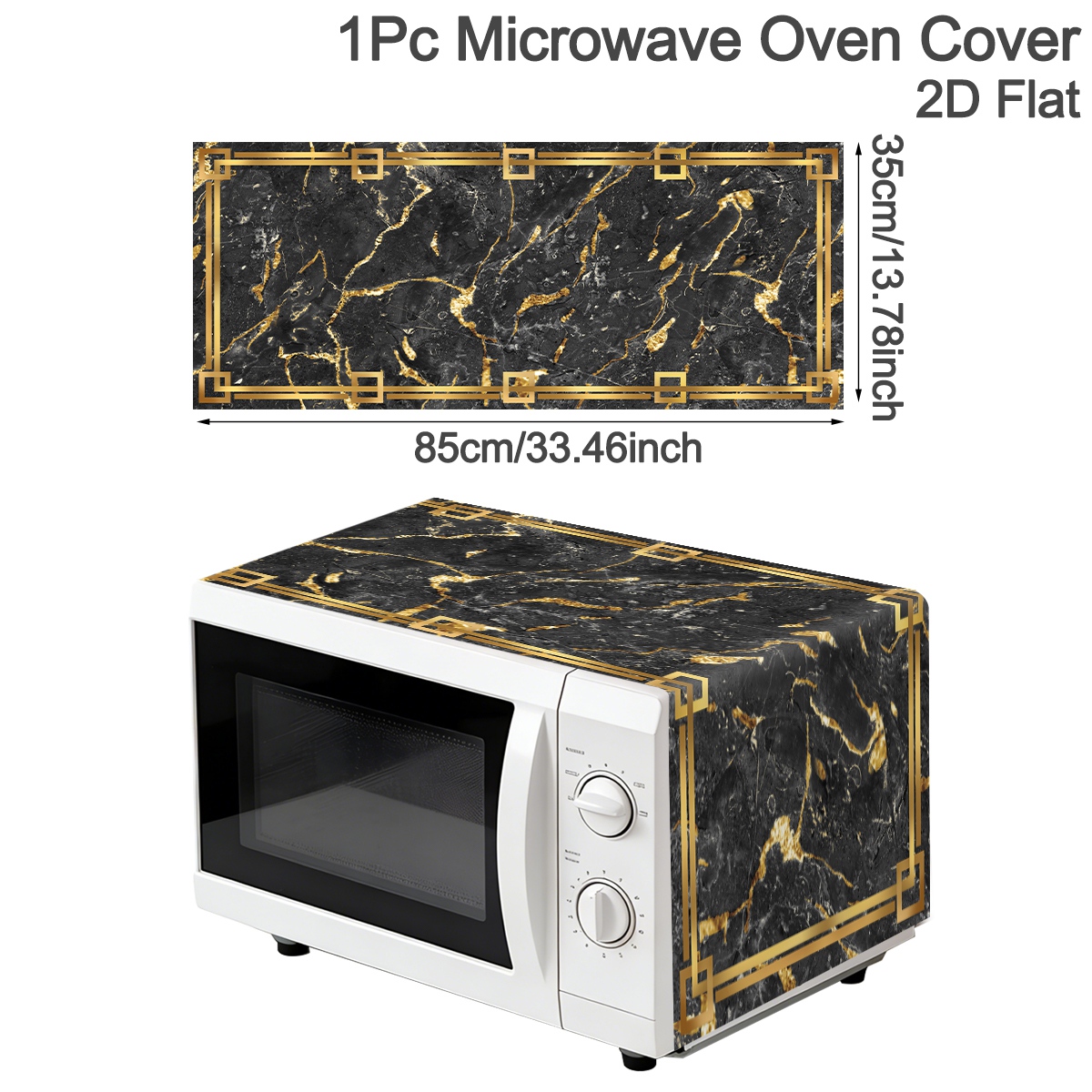 35x85cm ポリエステル製電子レンジ防塵カバー 混合テー - Home Cooking Appliances のレビューと価格