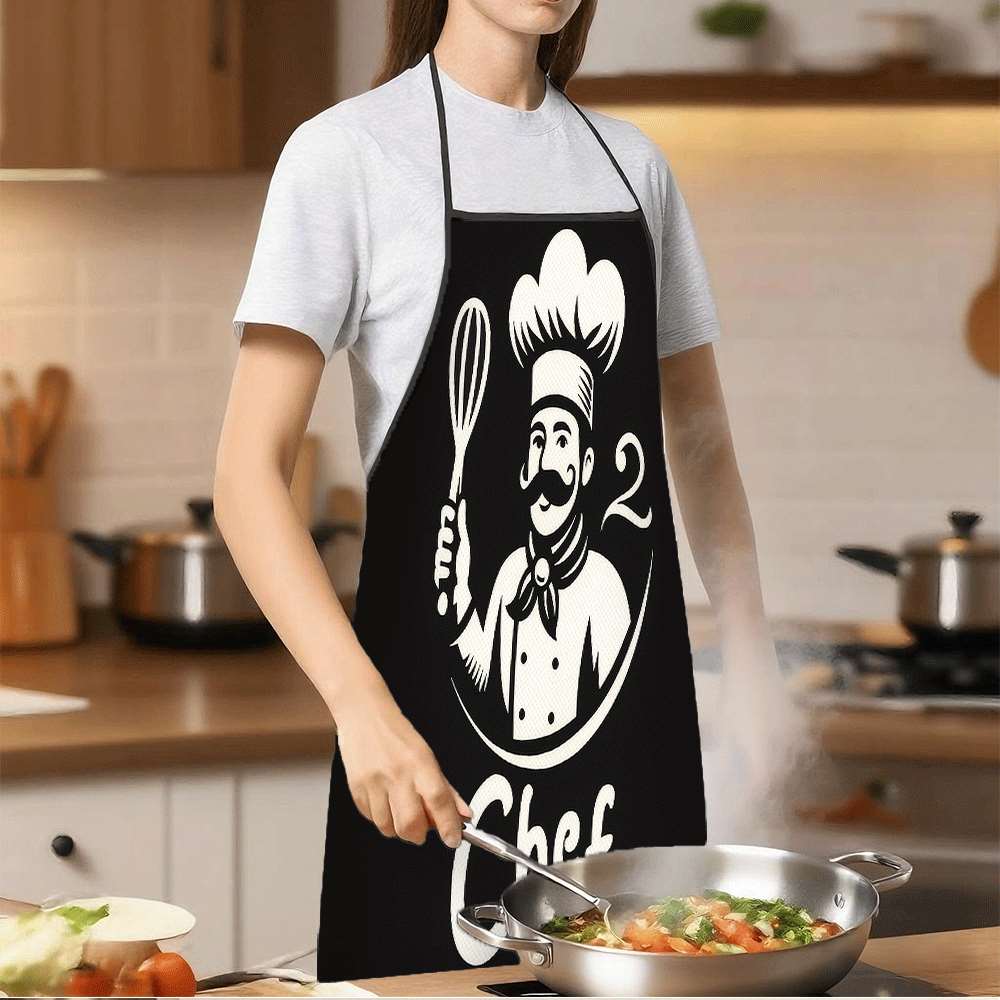 シンプルでクラシックなテーマのエプロン1枚。自信に満ちた遊び - Home Cooking Cafe のレビューと価格
