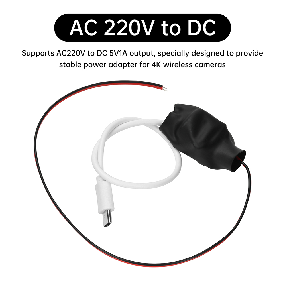 220V から 5V 1A/2A ワイヤレスビデオカメラ電源 - Home Cooking Videos のレビューと価格