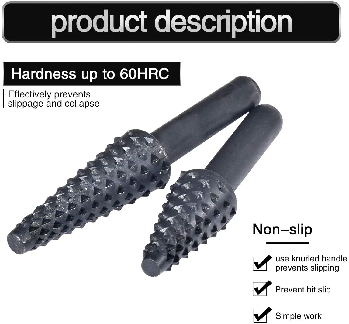 木工、ドリルビットセット用の回転式切削工具、1,4 ''、6 - Wok Carbon Steel のレビューと価格