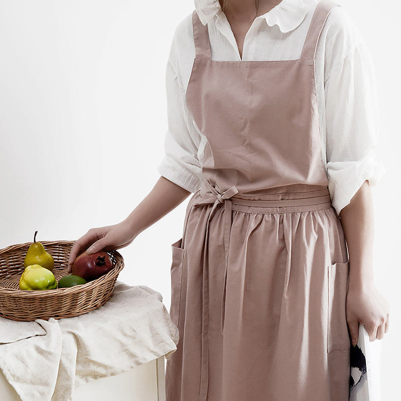 女性コットンリネンよだれかけエプロン和風ノースリーブピナフォ - Home Cooking Japanese のレビューと価格