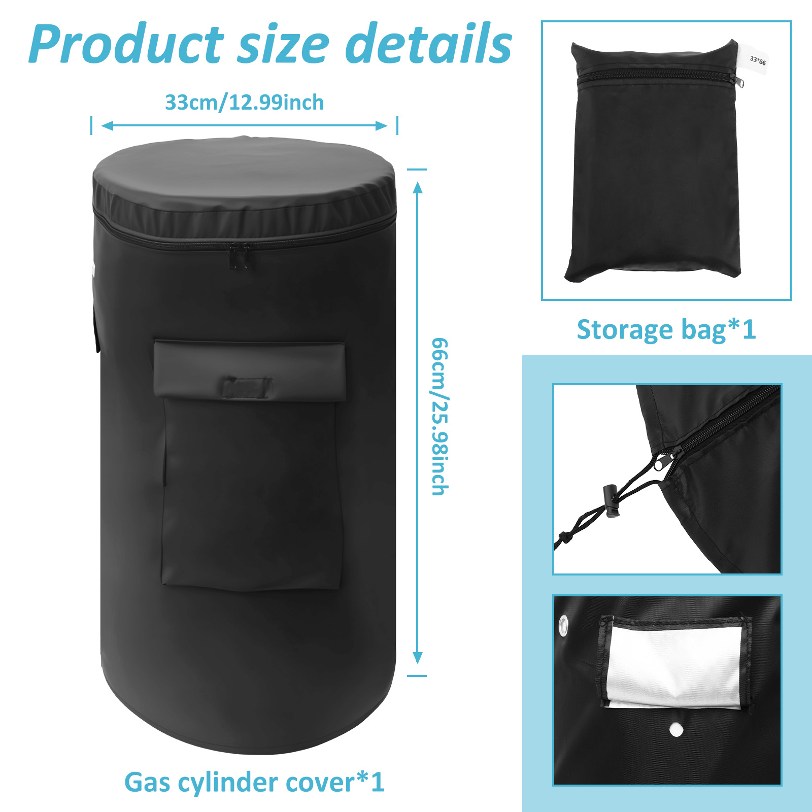 オックスフォード布プロパンタンクカバー通気性のある巾着底ガス - Home Cooking Gas のレビューと価格