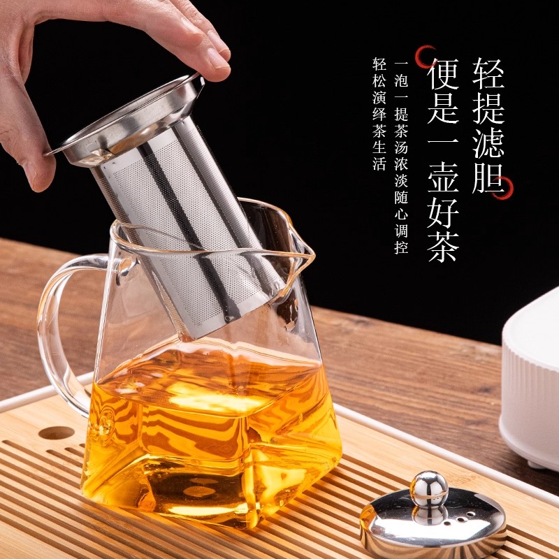 ガラス製ティーポット、茶こし付きティーセット、ケトルメーカー - Home Cooking Appliances のレビューと価格