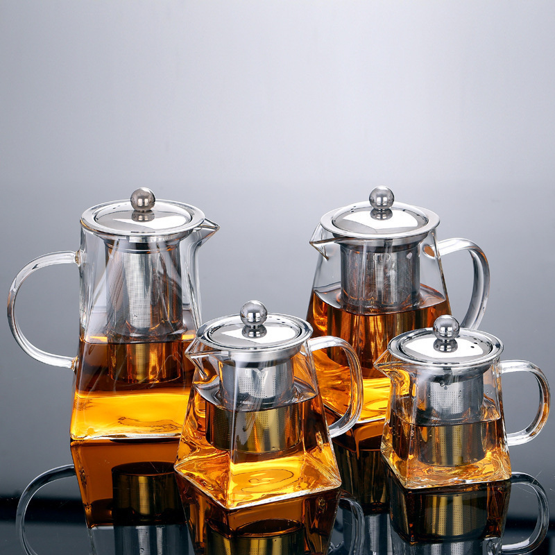 ガラス製ティーポット、茶こし付きティーセット、ケトルメーカー - Home Cooking Appliances のレビューと価格