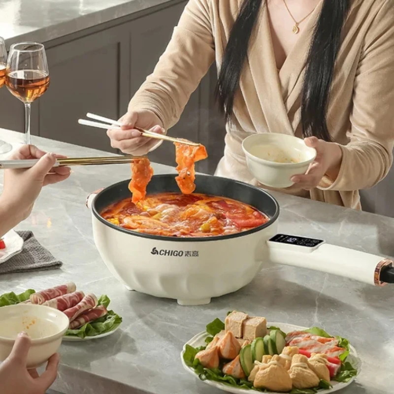 多機能電気鍋,焦げ付き防止電気フライヤー,家庭用蒸し器,コン - Home Cooking Appliances のレビューと価格
