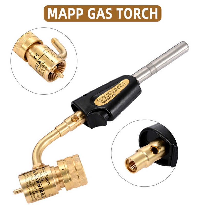 MAPP プロパンガス溶接トーチ金属ターボトーチろう付けはん - Home Cooking Gas のレビューと価格