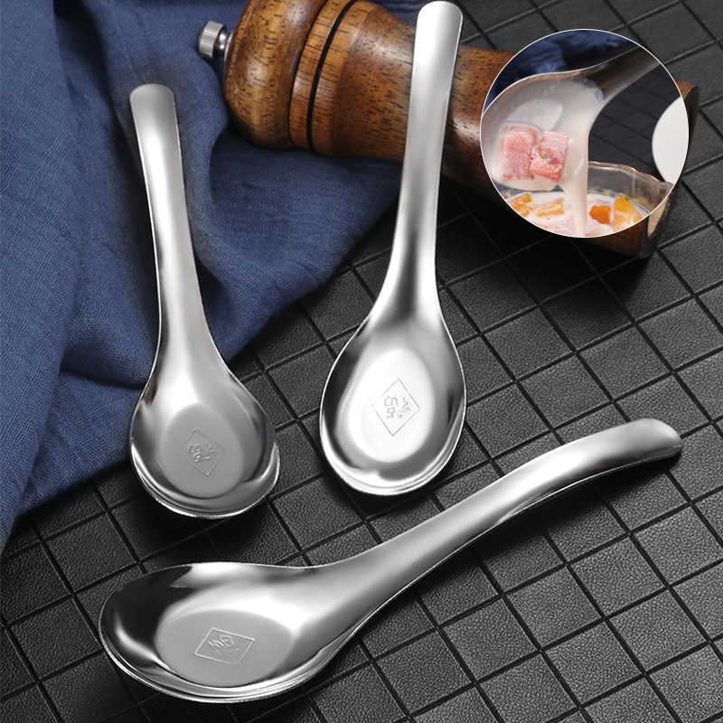 C ステンレス鋼中国スープスプーン家庭用キッチンおたまじょう - Home Cooking In Chinese のレビューと価格