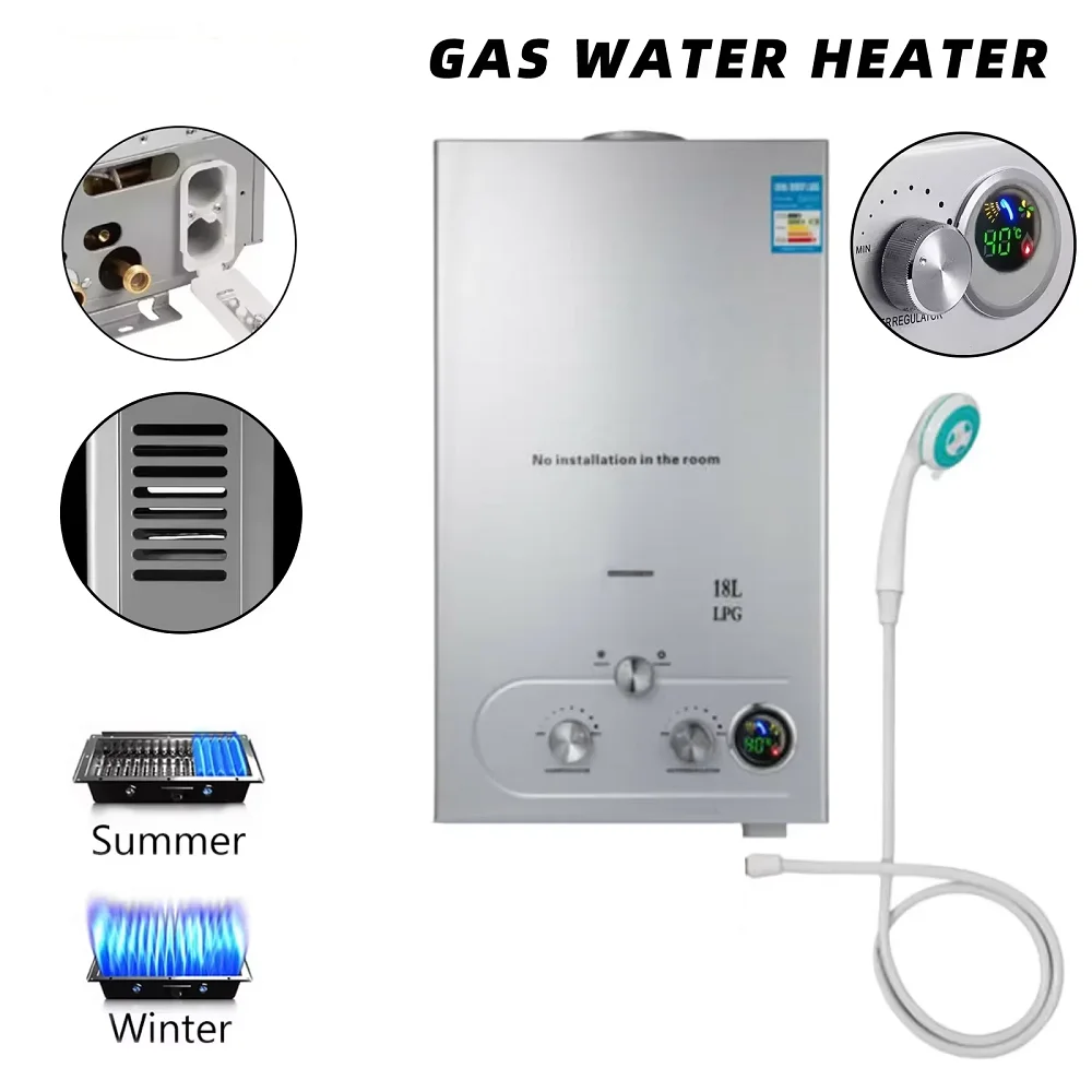 SIHAO LPG ポータブルインスタント温水器 6L 10 - Home Cooking Gas のレビューと価格